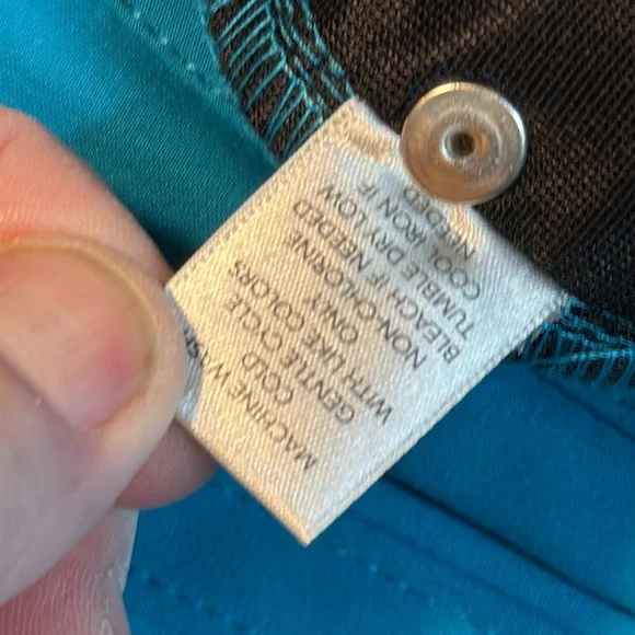 Cj Banks Pants Signature Slimming Vibrant Teal Trousers Size 16w - Picture 10 of 11